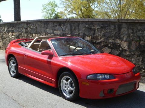 Saronno Red Mitsubishi Eclipse Spyder GS-T Turbo.  Click to enlarge.