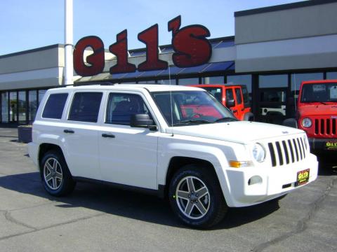 Stone White 2009 Jeep Patriot Sport 4x4 with Dark Slate Gray/Medium Slate 