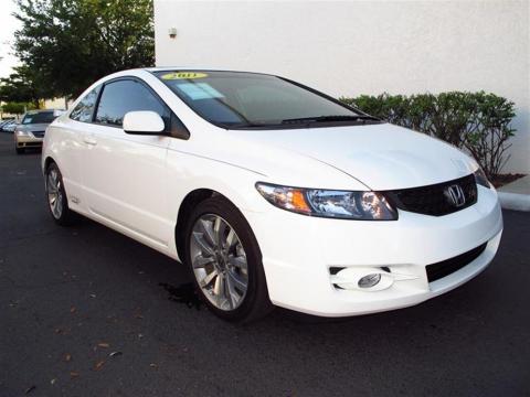 Taffeta White Honda Civic Si Coupe.  Click to enlarge.