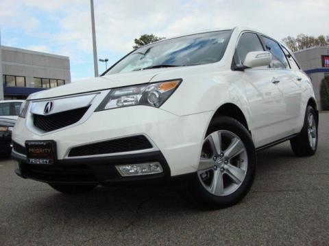 Aspen White Pearl Acura MDX Technology.  Click to enlarge.