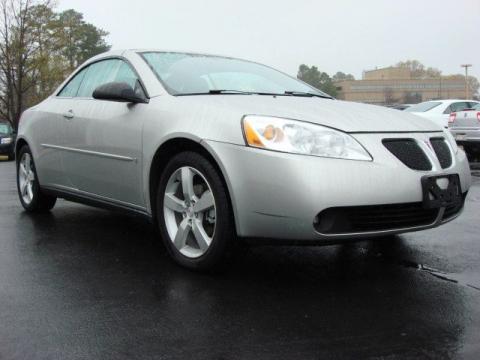 Liquid Silver Metallic Pontiac G6 GT Convertible.  Click to enlarge.