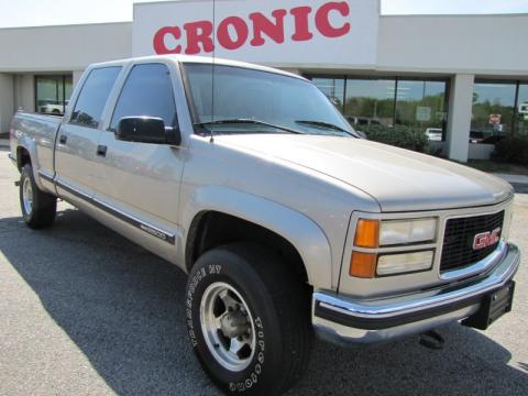 Pewter Metallic GMC Sierra 2500 HD SLE Crew Cab 4x4.  Click to enlarge.