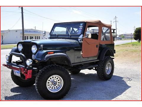 Sherwood Green Metallic Jeep CJ 7 4x4.  Click to enlarge.