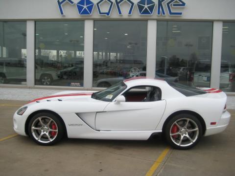 Dodge Viper Srt 2009. Viper White 2009 Dodge Viper