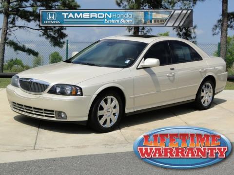 Ivory Parchment Metallic Lincoln LS V8.  Click to enlarge.
