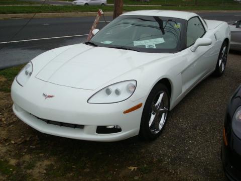 2011 Chevrolet Corvette Coupe. Arctic White 2011 Chevrolet