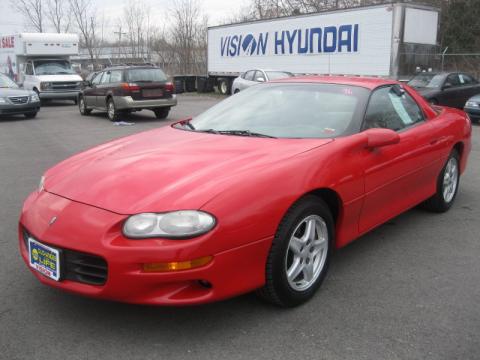 Bright Red Chevrolet Camaro Coupe.  Click to enlarge.