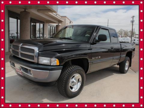 Black Dodge Ram 1500 Laramie SLT Extended Cab 4x4.  Click to enlarge.