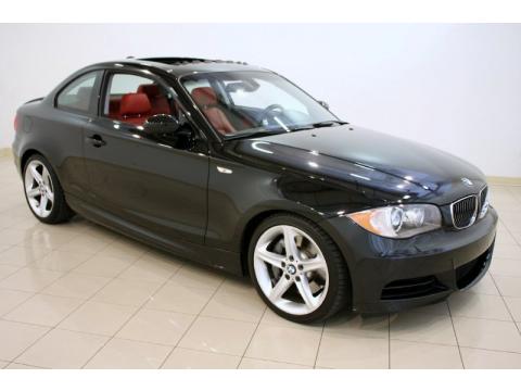 Black Sapphire Metallic BMW 1 Series 135i Coupe.  Click to enlarge.