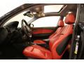  2008 BMW 1 Series Coral Red Interior #6