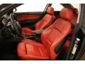  2008 BMW 1 Series Coral Red Interior #7