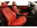  2008 BMW 1 Series Coral Red Interior #13