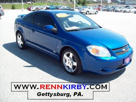 Arrival Blue Metallic Chevrolet Cobalt SS Coupe.  Click to enlarge.