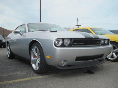 Bright Silver Metallic Dodge Challenger SRT8.  Click to enlarge.