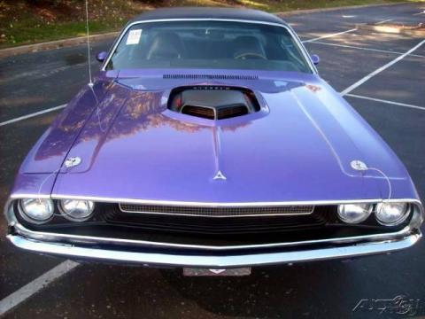 Plum Crazy Dodge Challenger R/T Coupe.  Click to enlarge.
