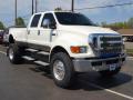 Front 3/4 View of 2008 Ford F650 Super Duty XLT Crew Cab #2