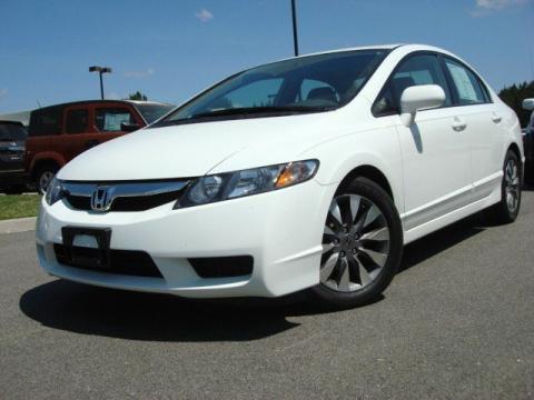 Taffeta White Honda Civic EX-L Sedan.  Click to enlarge.