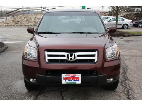 Dark Cherry Pearl Honda Pilot EX-L 4WD.  Click to enlarge.
