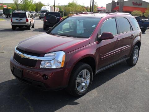 Deep Ruby Red Metallic Chevrolet Equinox LT.  Click to enlarge.