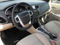  Black/Light Frost Beige Interior Chrysler 200 #26