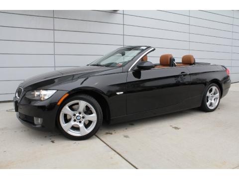 Jet Black BMW 3 Series 328i Convertible. Click to enlarge.