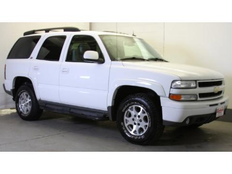 Summit White Chevrolet Tahoe Z71 4x4.  Click to enlarge.