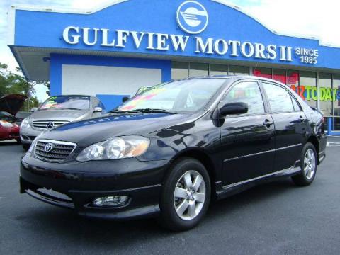 Black Sand Pearl Toyota Corolla S.  Click to enlarge.