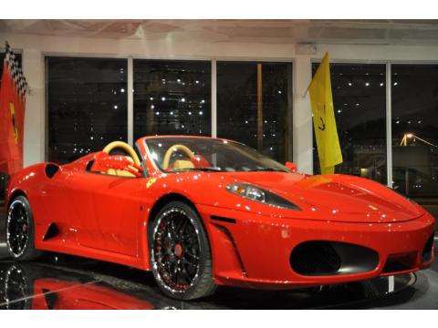 Red Ferrari F430 Spider F1.  Click to enlarge.