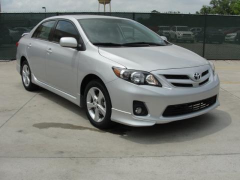 Classic Silver Metallic Toyota Corolla S.  Click to enlarge.