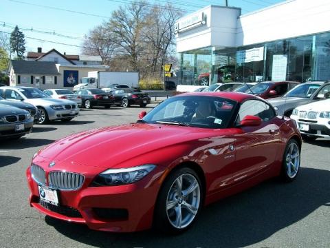 Crimson Red BMW Z4 sDrive35i Roadster.  Click to enlarge.