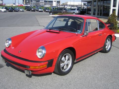 Guards Red Porsche 911 Coupe.  Click to enlarge.