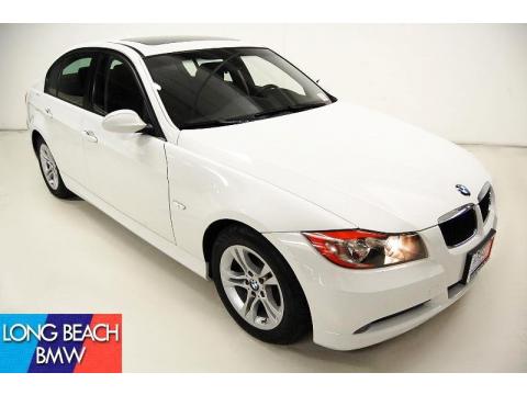 Alpine White BMW 3 Series 328i Sedan.  Click to enlarge.
