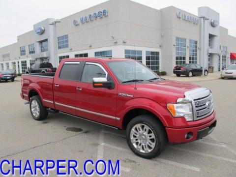 Royal Red Metallic Ford F150 Platinum SuperCrew 4x4.  Click to enlarge.