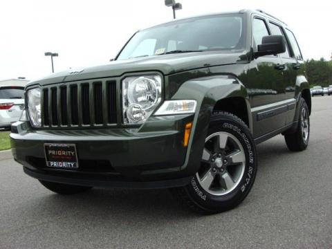 Jeep Green Metallic Jeep Liberty Sport 4x4.  Click to enlarge.