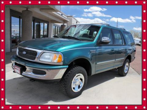 Pacific Green Metallic Ford Expedition XLT 4x4.  Click to enlarge.