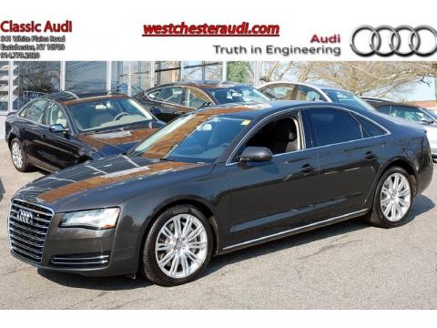 Havanna Black Metallic Audi A8 4.2 FSI quattro.  Click to enlarge.