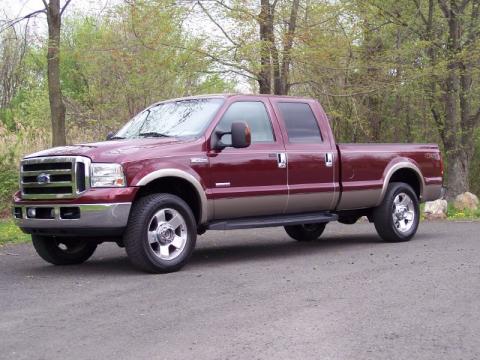 Dark Toreador Red Metallic Ford F250 Super Duty Lariat Crew Cab 4x4. Click to enlarge. Dark Toreador Red Metallic Ford F250 Super Duty Lariat Crew Cab 4x4. Click to enlarge.