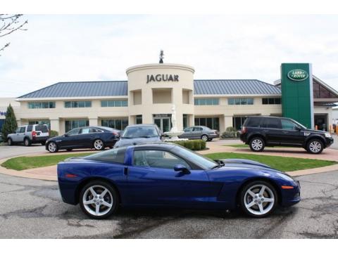 LeMans Blue Metallic Chevrolet Corvette Coupe.  Click to enlarge.