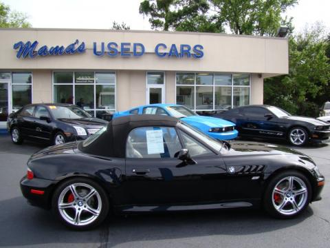 Jet Black BMW Z3 3.0i Roadster.  Click to enlarge.