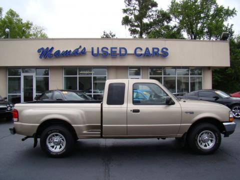 Harvest Gold Metallic Ford Ranger XLT SuperCab.  Click to enlarge.