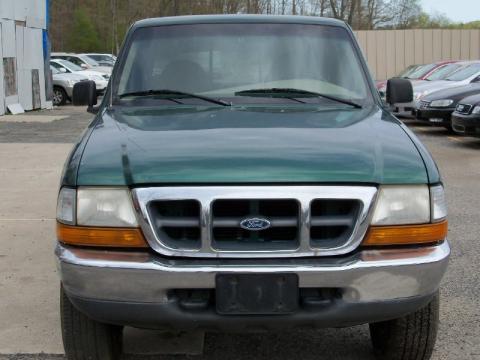 Amazon Green Metallic Ford Ranger XLT Extended Cab 4x4.  Click to enlarge.