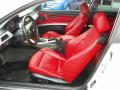  2008 BMW 3 Series Coral Red/Black Interior #5