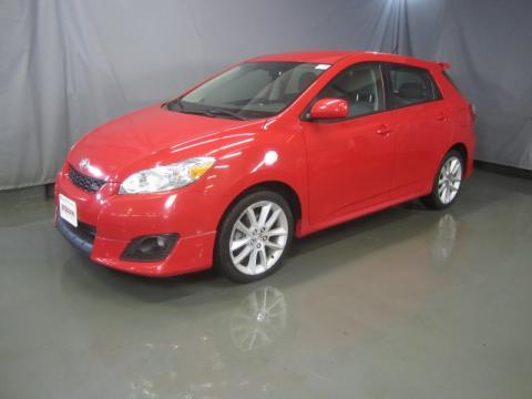 Radiant Red Toyota Matrix XRS.  Click to enlarge.