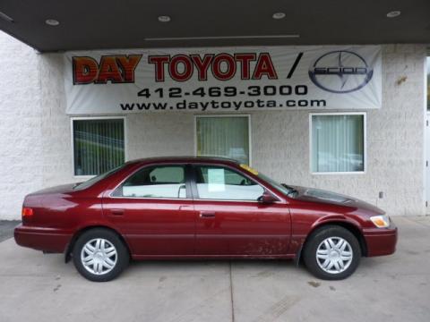 Vintage Red Pearl Toyota Camry LE V6.  Click to enlarge.