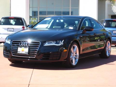 Phantom Black Pearl Effect Audi A7 3.0T quattro Premium.  Click to enlarge.