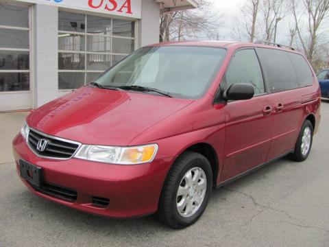 Red Rock Pearl Honda Odyssey EX.  Click to enlarge.