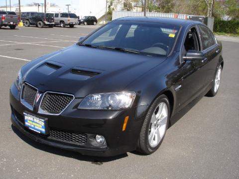 Panther Black Metallic Pontiac G8 GT.  Click to enlarge.