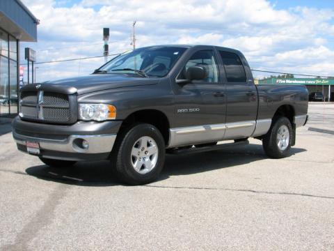 Graphite Metallic Dodge Ram 1500 SLT Quad Cab 4x4.  Click to enlarge.