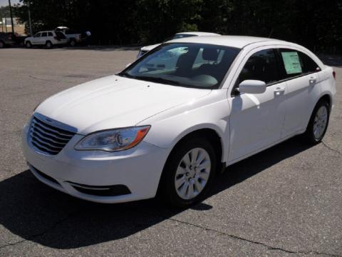 Bright White Chrysler 200 LX.  Click to enlarge.