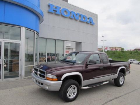 Deep Molten Red Pearl Dodge Dakota SLT Club Cab 4x4.  Click to enlarge.